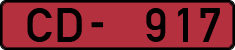 License plate of Latvia, Diplomatic