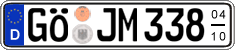 German license plate, Seasonal plates