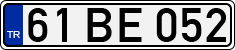 License plate of Turkey, Regular plates