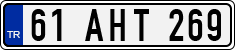 License plate of Turkey, Regular plates