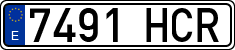 License plates of Spain, Ordinary (2000)