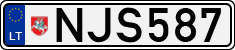 License plate of Lithuania, Cars