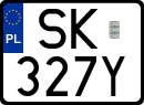 License plates of Poland, Special vehicles and motorcycles