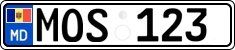 License plate of Moldova, Cars (2015)
