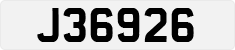 License plate of Jersey, Regular plates (J123456)