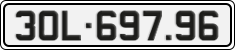 License plate of Vietnam, Cars