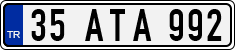 License plate of Turkey, Regular plates