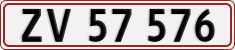 License plate of Denmark, Regular plates