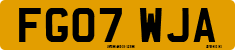 License plate of the United Kingdom, 2001 year system