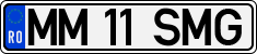 License plate of Romania, Regular plates