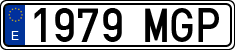 License plates of Spain, Ordinary (2000)