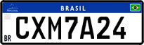 License plate of Brazil, Private owners (Mercosul)