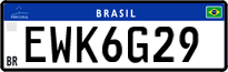 License plate of Brazil, Private owners (Mercosul)