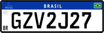 License plate of Brazil, Private owners (Mercosul)
