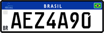 License plate of Brazil, Private owners (Mercosul)
