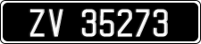 License plate of Ireland, Oldtimers