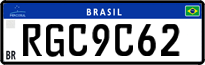 License plate of Brazil, Private owners (Mercosul)