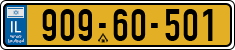 License plate of Israel, Regular plates