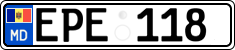 License plate of Moldova, Cars (2015)