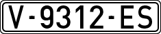 License plates of Spain, 1971 year series