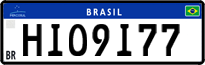 License plate of Brazil, Private owners (Mercosul)