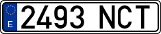 License plates of Spain, Ordinary (2000)