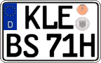 German license plate, Plates for oldtimers (type 