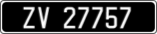License plate of Ireland, Oldtimers