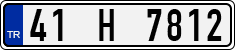 License plate of Turkey, Regular plates
