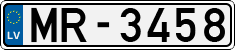 License plate of Latvia, Regular car plates