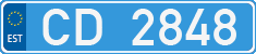 License plate of Estonia, Diplomatic