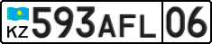 License plate Kazakhstan, Private owners (2012)