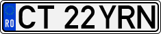 License plate of Romania, Regular plates