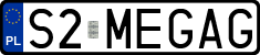 License plates of Poland, Vanity Plates