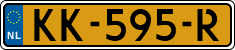 License plate of the Netherlands, Cars