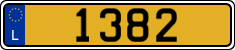 License plate of Luxembourg, Vanity Plates