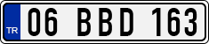 License plate of Turkey, Regular plates