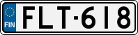 License plate of Finland, Cars