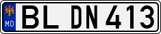 License plate of Moldova, Cars (1992)