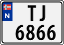 License plate of Norway, Trailers, motorcycles, special vehicles