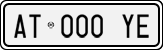 License plate of Italy, Cars (1994 year series)
