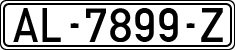 License plates of Spain, 1971 year series