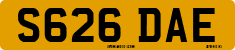 License plate of the United Kingdom, 1983 year system