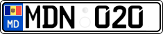 License plate of Moldova, Cars (2015)