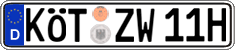 German license plate, Plates for oldtimers (type 