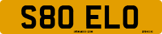License plate of the United Kingdom, 1983 year system
