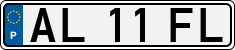 License plate of Portugal, Regular plates