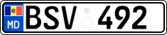 License plate of Moldova, Cars (2015)