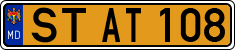 License plate of Moldova, Public transport (1992)