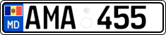 License plate of Moldova, Cars (2015)